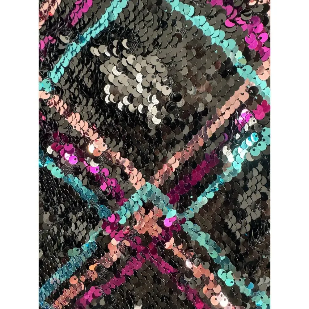 Le Superbe argyle sequin mini skirt - Picture 3 of 4